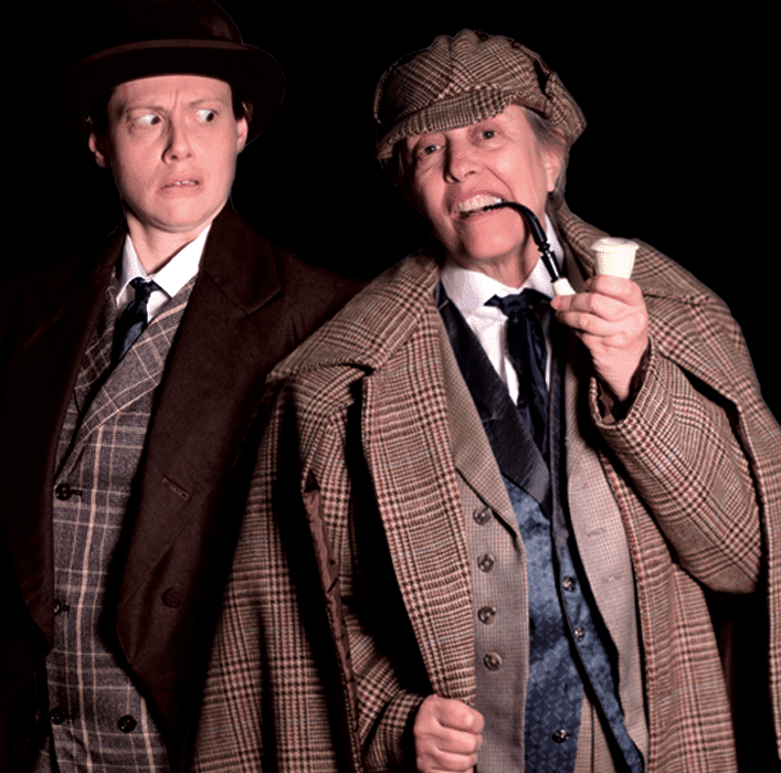 Production photo from Sherlock Holmes, RLT.