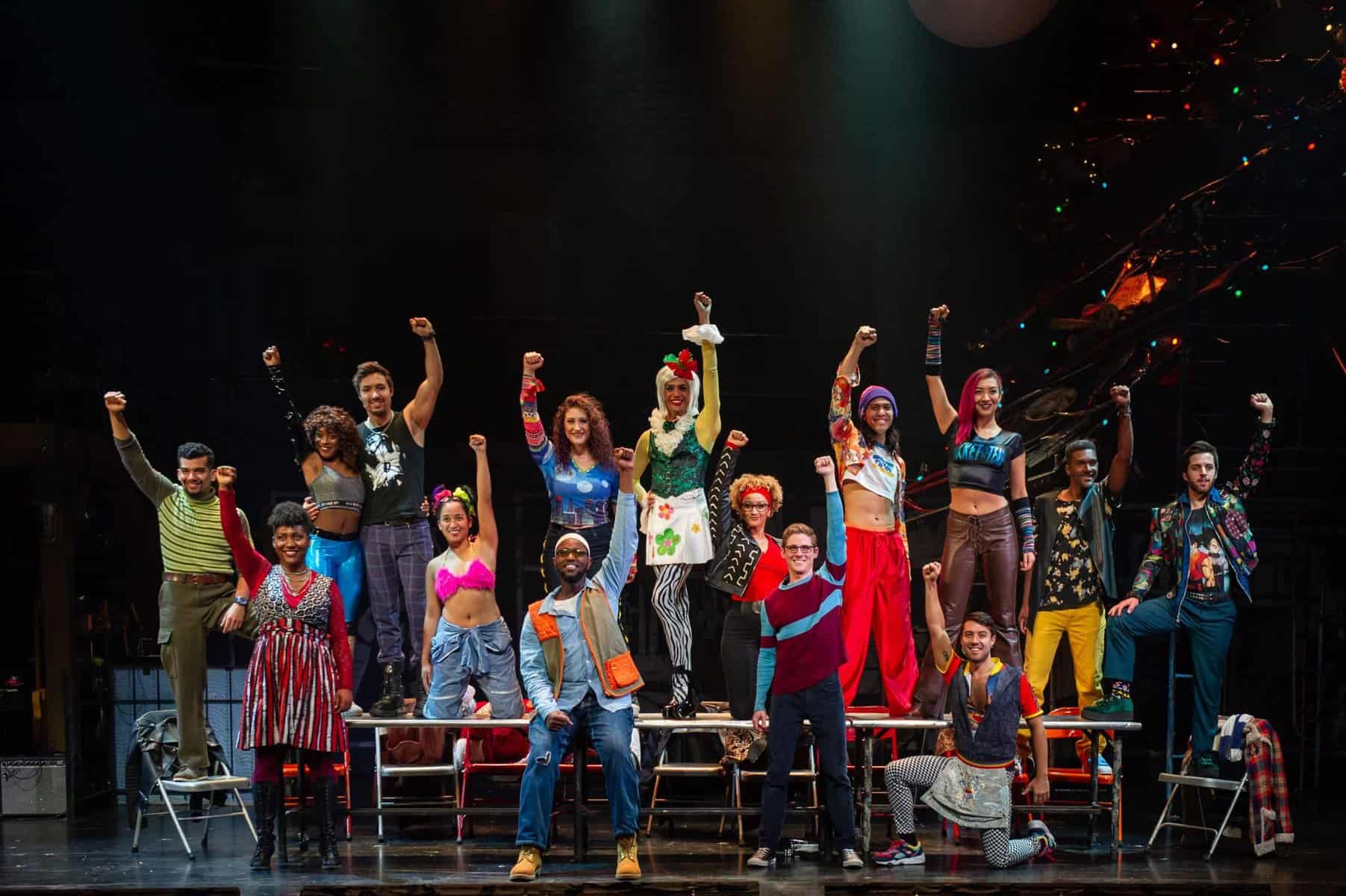 Production shot from NC Theatre's Kinky Boots.