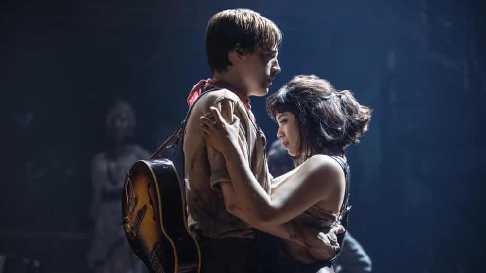 Production photo from Hadestown Broadway.